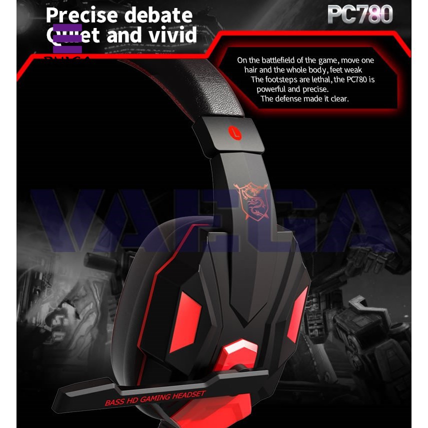 HÀNG CAO CẤP -   Tai nghe game thủ Plextone PC780 - Headphone gaming  - Hàng Cao Cấp