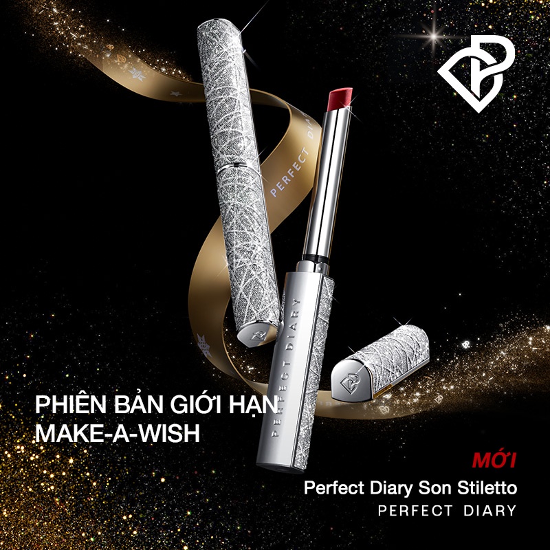 Son Silver Stiletto Perfect Diary Dưỡng Môi Căng Bóng Spotlight Shiny 0.8g