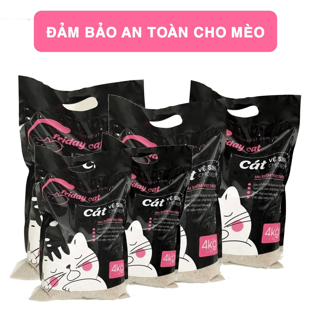 Combo 5 bao cát vệ sinh mèo Friday Cat