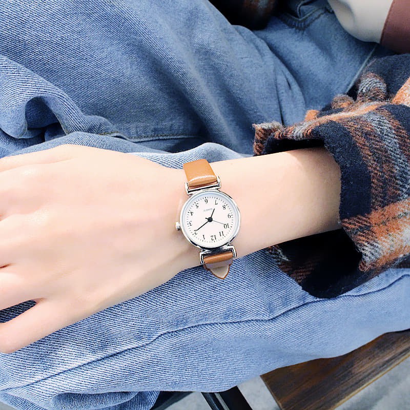 [GIÁ SỈ] ĐỒNG HỒ NỮ DÂY DA MẶT NHỎ THỜI TRANG HÀN QUỐC | BigBuy360 - bigbuy360.vn