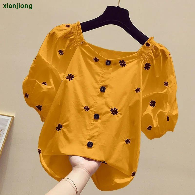 Áo Sơ Mi Chiffon Tay Ngắn In Họa Tiết Hoa Phong Cách Phương Tây Thời Trang Cho Nữ | BigBuy360 - bigbuy360.vn