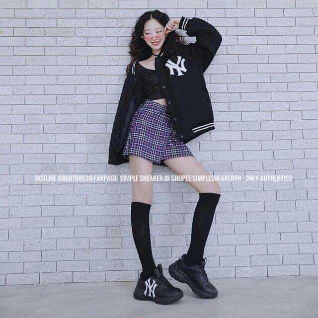 Giày sneakers đế 5cm NY New York Boston LA