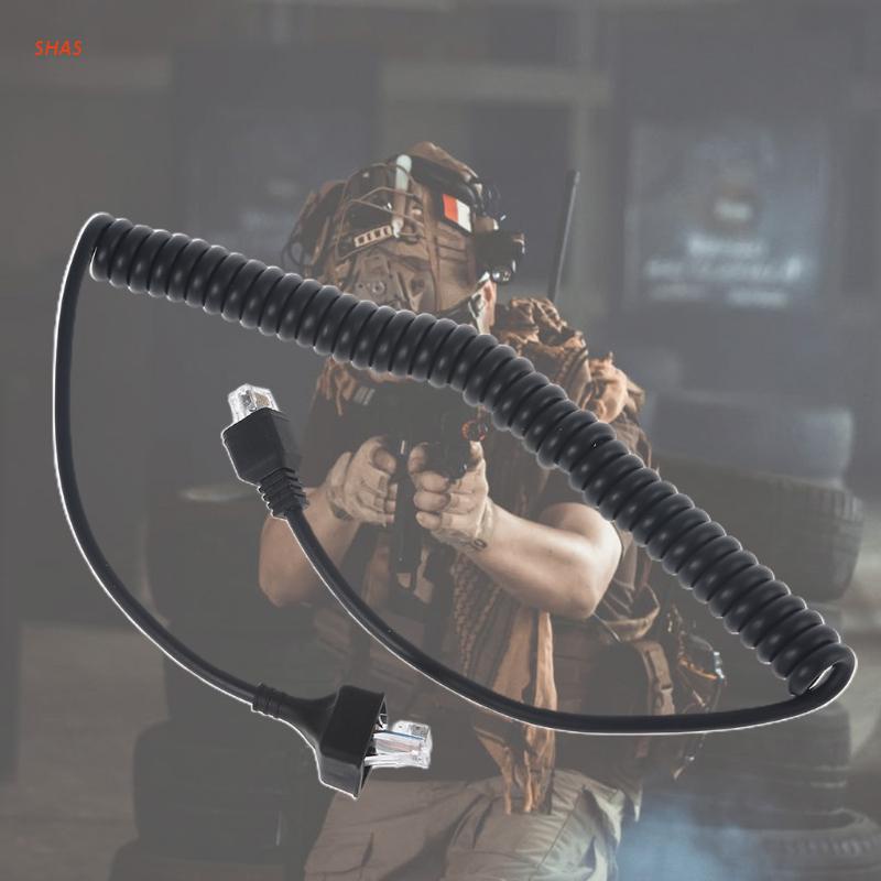 Dây Cáp Chuyển Đổi Âm Thanh RJ-45 8 Pin Sang 8Pin Cho Micro Kenwood