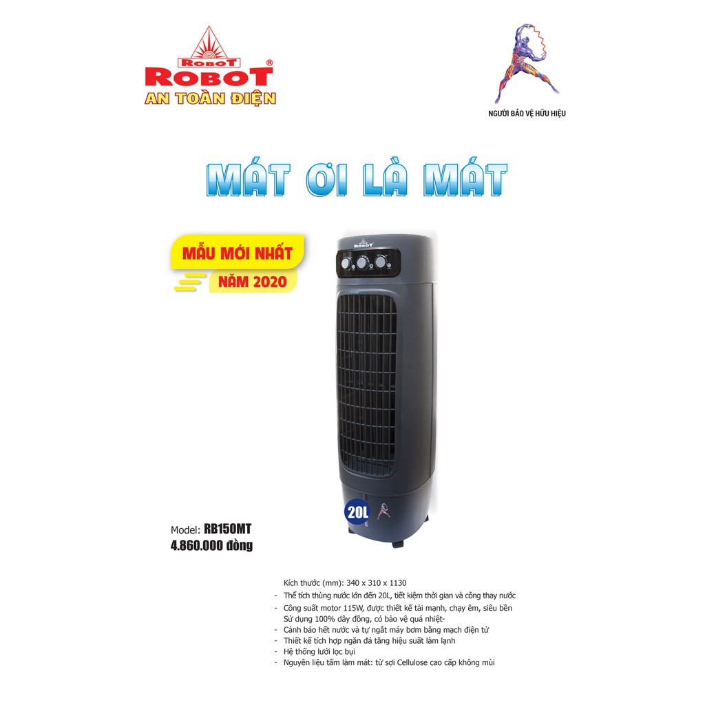 QUẠT ĐIỀU HÒA ROBOT RB150MT
