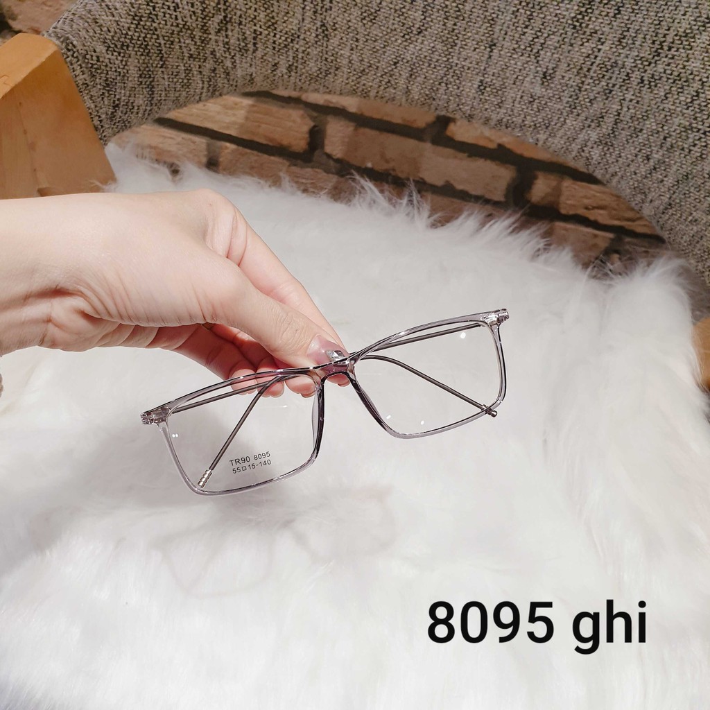 Gọng kính càng tăm vuông, Gọng kính cận thời trang nam nữ 8095 | BigBuy360 - bigbuy360.vn