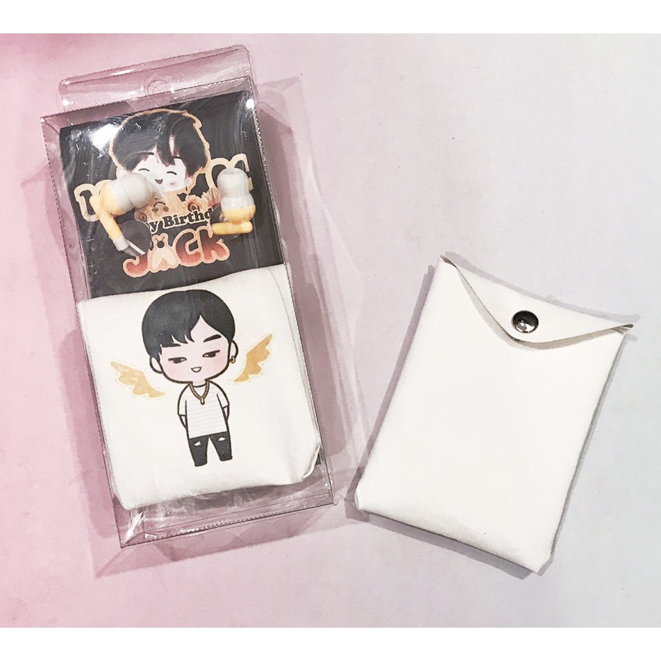 Tai nghe jack j97  túi vải TNTV21 cute chibi tai nghe dễ thương