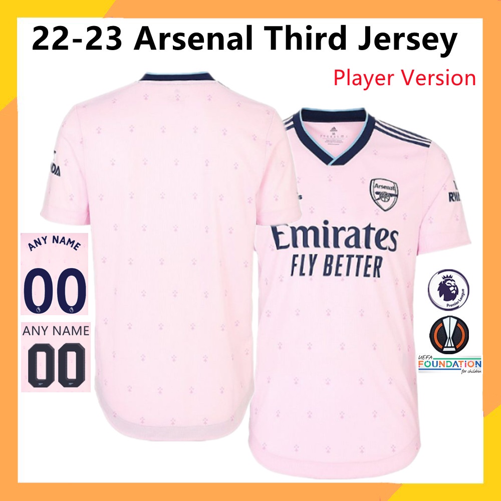 Áo Thun Đội Bóng Arsenal Số 22-23 Size S-2XL