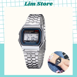 Đồng hồ điện tử unisex phong cách vintage wr thời trang dh03