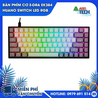 Bàn phím cơ E-Dra EK384 Huano Switch LED RGB Blue Brown Red Switch - Hàng