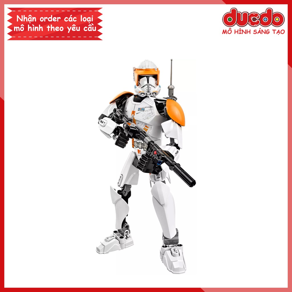 KSZ712 -2 Lắp ghép Clone Commander Cody - Đồ chơi Xếp hình Mô hình Minifigures Star wars 75108