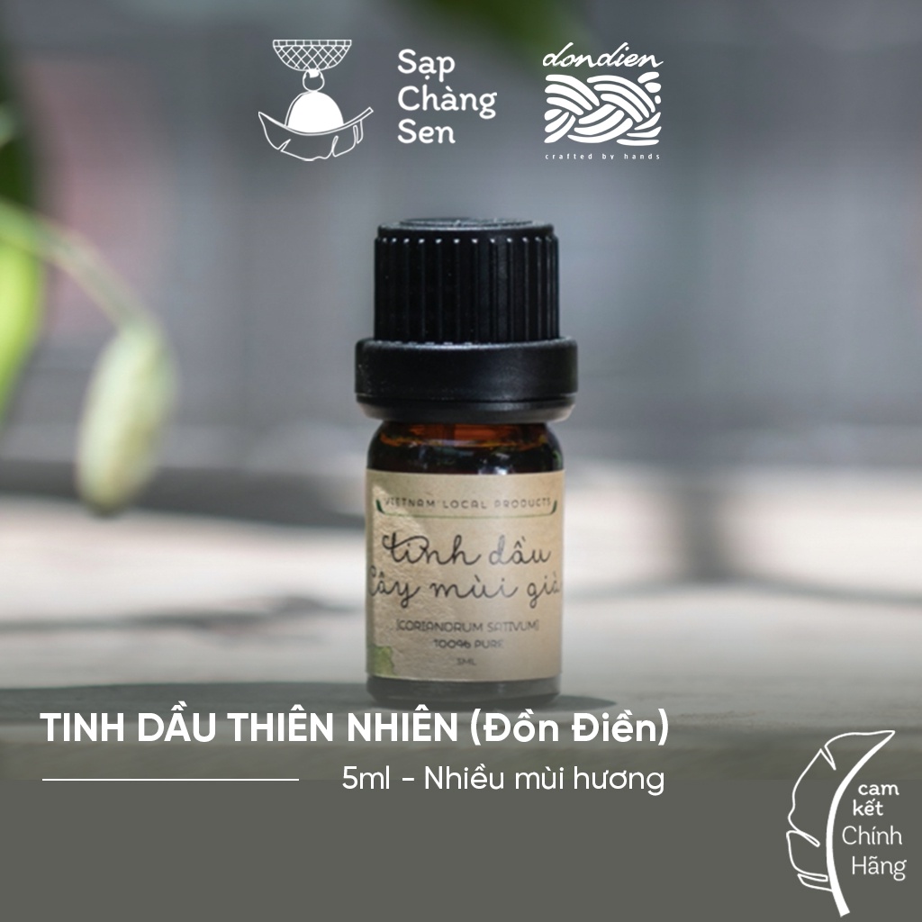 Tinh dầu thiên nhiên (Đồn Điền) - 5ml | nhiều mùi: quế, sả chanh, nhài