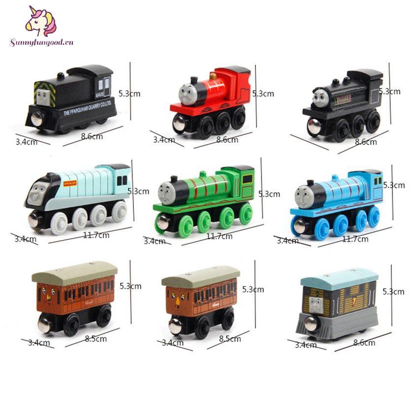 Bộ Đồ Chơi Tàu Lửa Nam Châm Bằng Gỗ Cho Bé