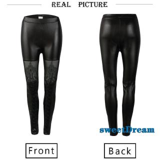 Quần Legging Da Pu Thời Trang Cho Nữ