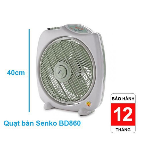 Quạt Hộp B3 SENKO BD1012 (ngã tự động tắt) BH 2 Năm  TẠI TUẤN YẾN Q10--Bảo Hành 2 Năm