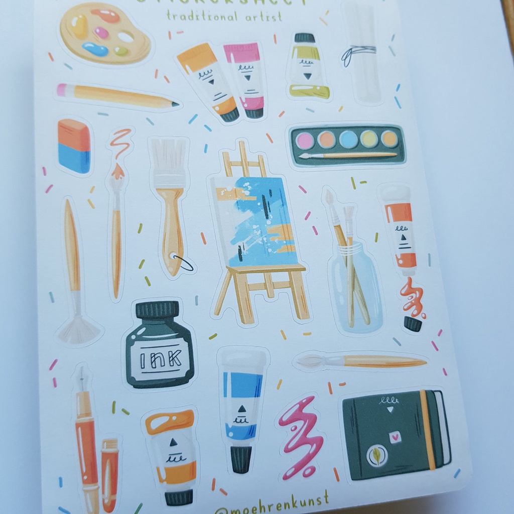 Mua Sticker Sheet - Traditional Artist - Chuyên dán sổ | Bullet Journal ...