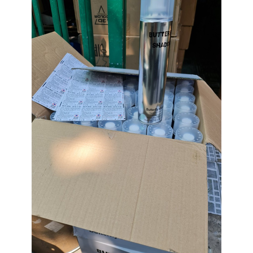 CHUẨN LOẠI 1 Gôm xịt tóc Butterfly Shadow 600ML chính hãng  -