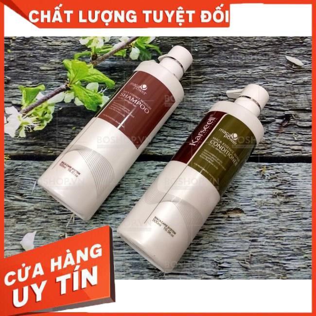 Dầu Gội Dầu Xả Phục Hồi Hư Tổn Karseell Maca 800ml + 800ml-Chính Hãng