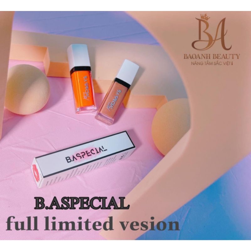 Loa Loa!   Son B.A Special Limited – Son Hữu Cơ Không Chì Siêu Lì – Màu Son Tont Tây Sang Chảnh