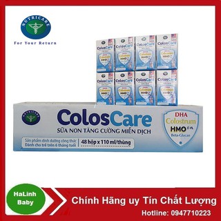 Sữa bột pha sẵn Coloscare 110ml thùng 48 hộp