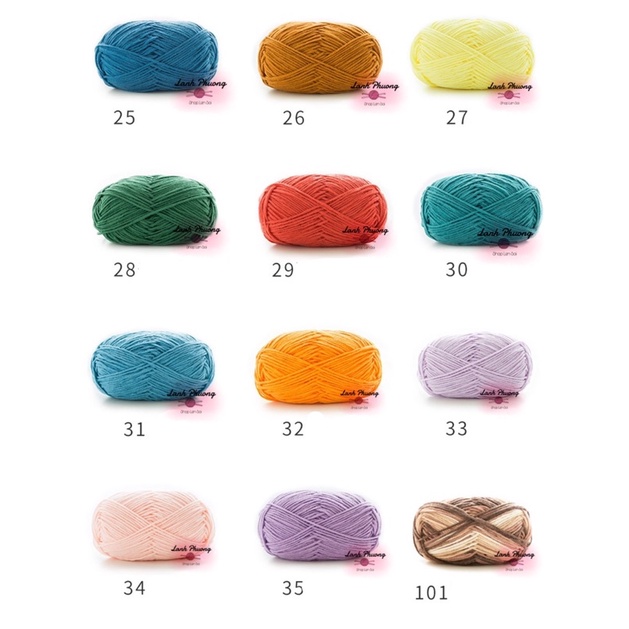 Len Susan Family 2 Màu Trơn 100 gram