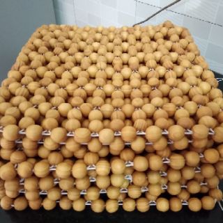 Lót yên xe máy hạt gỗ, đệm hạt gỗ giảm ê mông thoáng khí