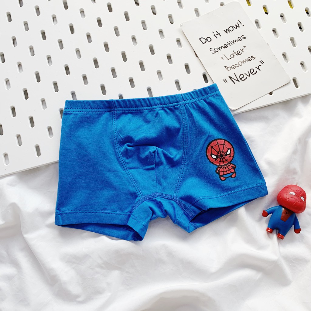 Set 5 quần lót boxer thiết kế dễ thương 2021 dành cho bé trai