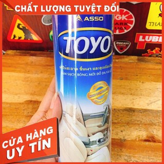 Chai xịt bóng dàn áo xe máy , nhựa nhám , gỗ , bánh xe ... thương hiệu TOYO