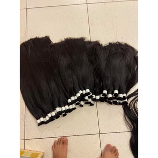 [Tóc nối thật đủ độ dài]