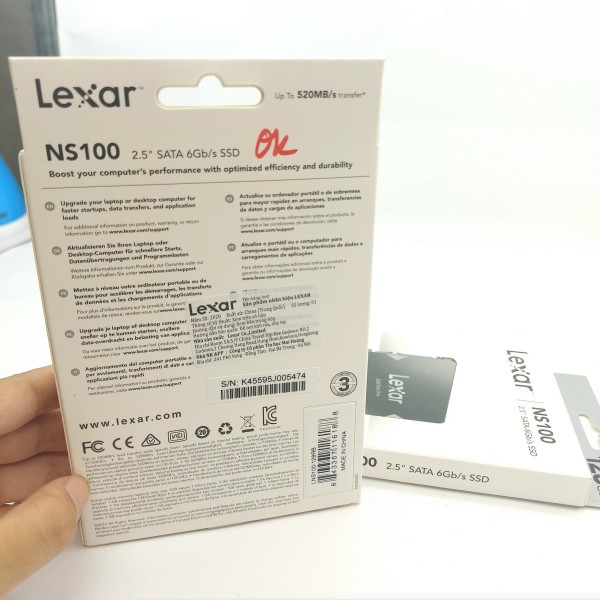 Ổ cứng SSD Msata 64g, cổng chuyển msata sang sata và SSD NS100 nhãn hiệu Lexar | BigBuy360 - bigbuy360.vn