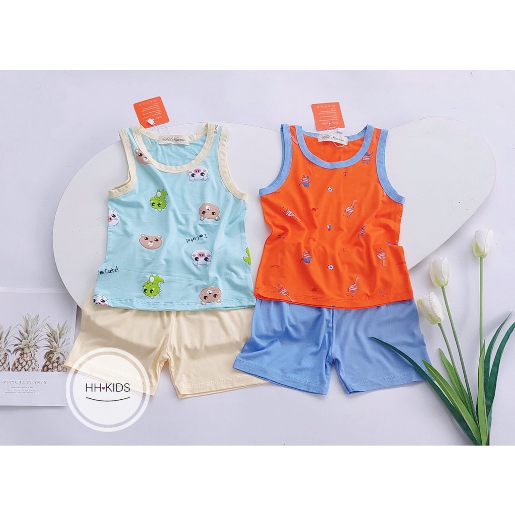 ( Loại 1) Bộ ba lỗ cho bé trai và gái Minky Mom