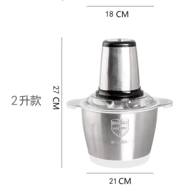 Cối xay thịt inox đa năng 4 lưỡi - hàng loại 1