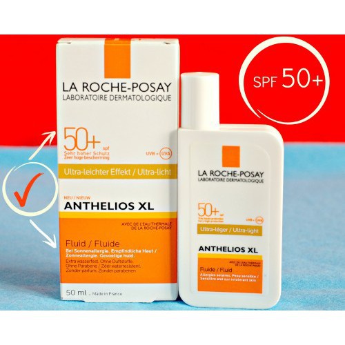 Kem chống nắng La Roche-Posay Anthelios Invisible Fluid SPF 50+