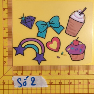 Set Sticker ủi mini độc đáo