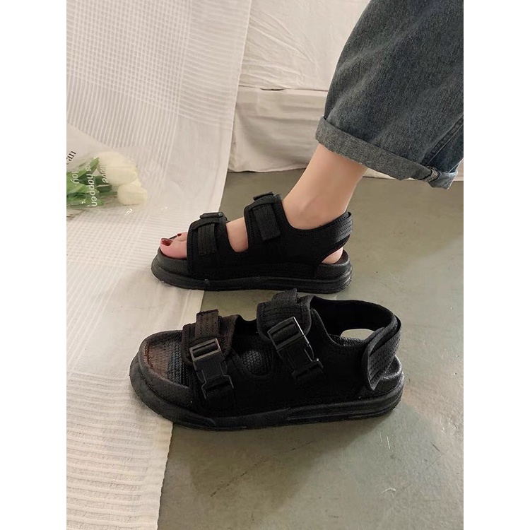 Dép sandal đế bằng phong cách thời trang Hàn Quốc cho nữ hot 2021ORD HÀNG CÓ SẴN