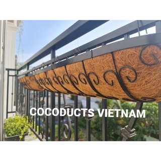 Giỏ hoa treo ban công bán nguyệt