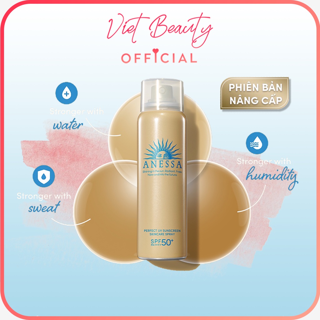 Xịt chống nắng  Anessa Perfect UV Sunscreen Skincare Spray 60g