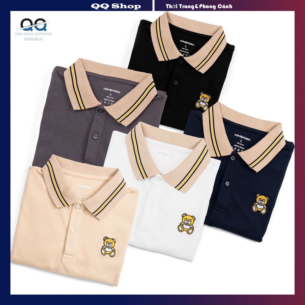 Áo Polo Nam cổ bẻ thun basic cộc tay vải cotton phong cách trẻ trung chuẩn form nhiều màu