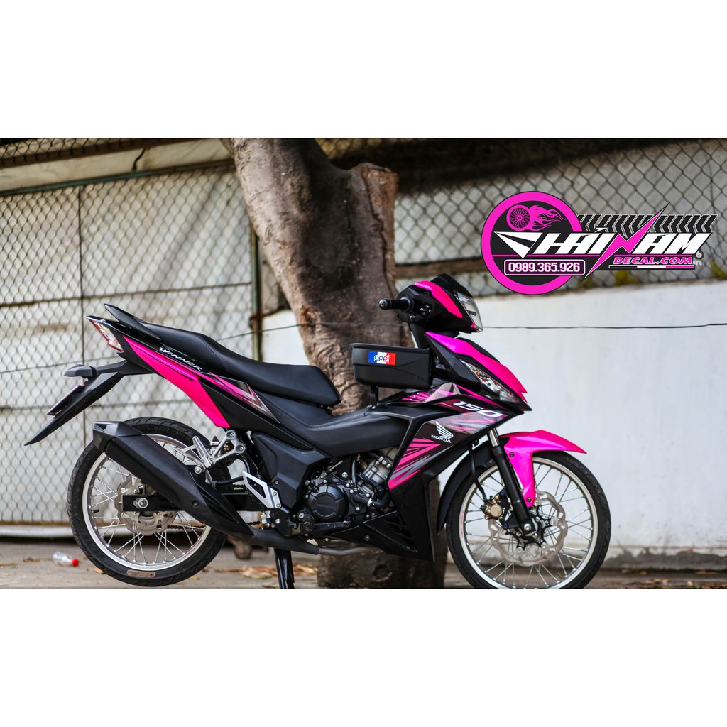 Tem Trùm Winner 150 Đen Hồng