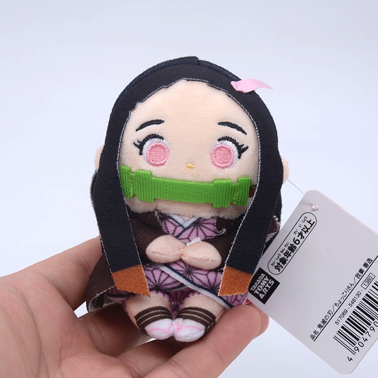 Thú Nhồi Bông Hình Nhân Vật Nezuko Zenitsu Trong Demon Slayer