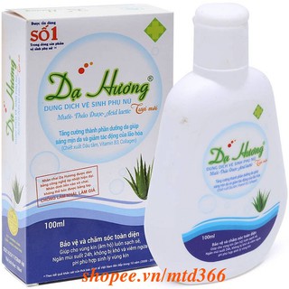 Dung Dịch Vệ Sinh Phụ Nữ 100Ml Dạ Hương Tươi Mới Chính Hãng.