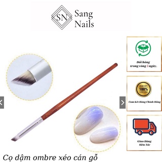 Cọ ombre, Cọ dậm đầu tròn xéo thông dụng