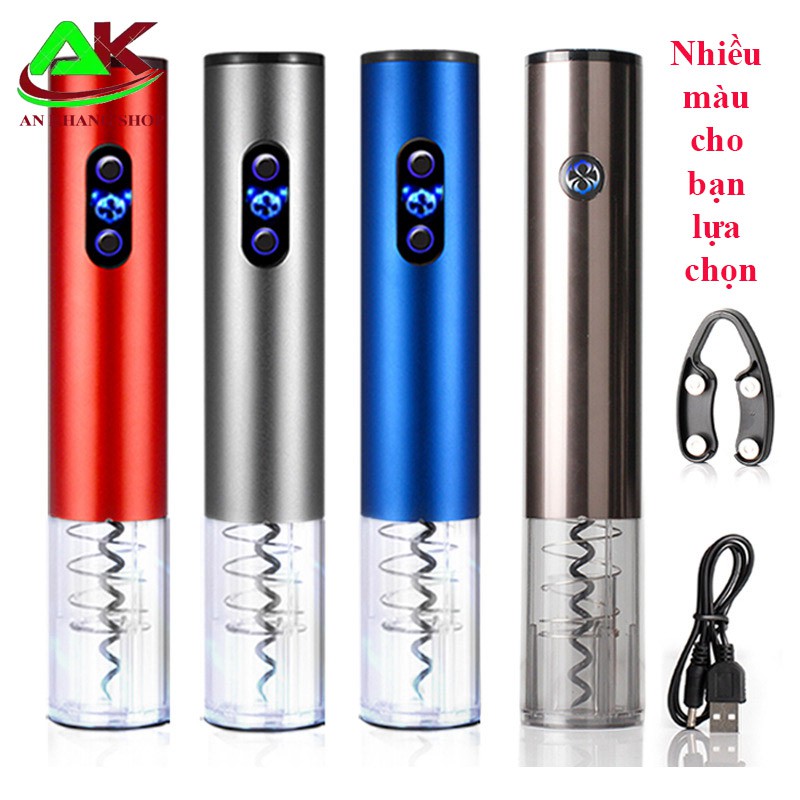 🔥 𝐅𝐑𝐄𝐄 𝐒𝐇𝐈𝐏 💥Dụng cụ mở rượu vang bằng pin điện tử Ak2250