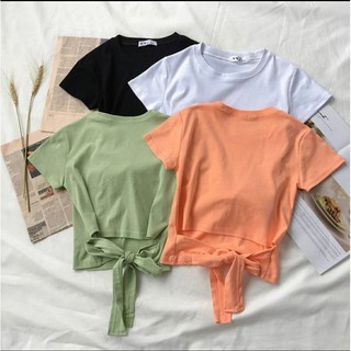 ÁO THẮT NƠ SAU LƯNG A4