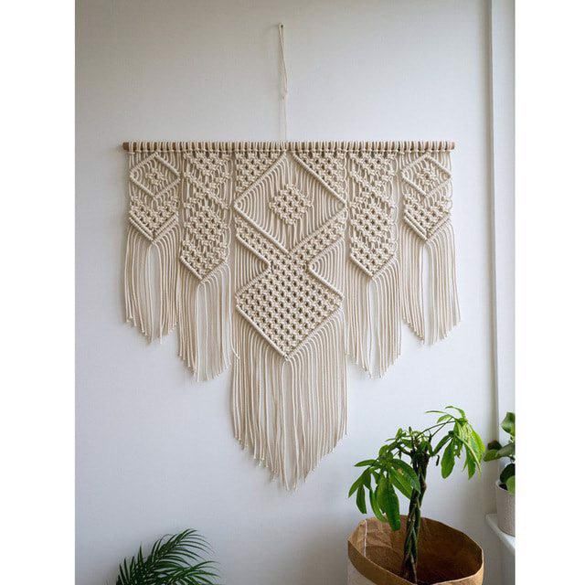 Mành treo tường trang trí Macrame