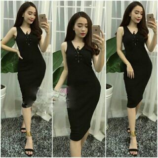 Đầm ôm body cột dây cực xinh