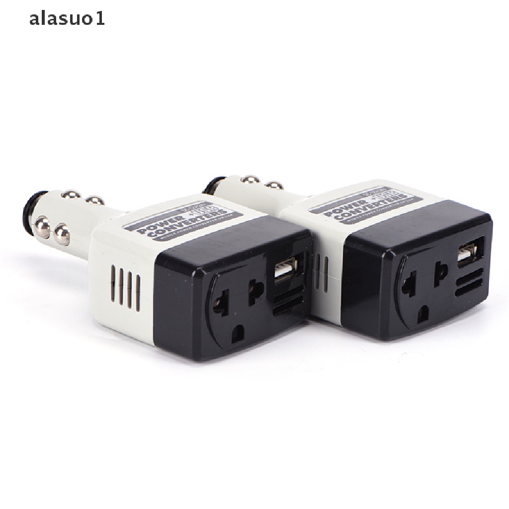 Củ Sạc Chuyển Đổi Nguồn Điện DC 12V Sang AC 220V USB 1