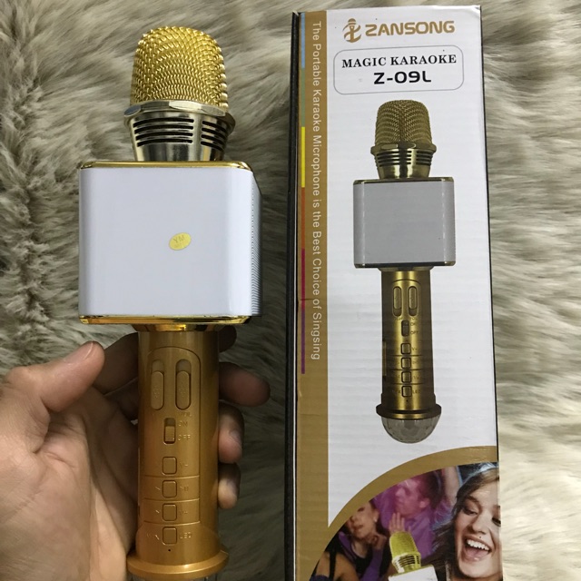 Micro karaoke Blutooth Z-09L (Có Đèn Led)
