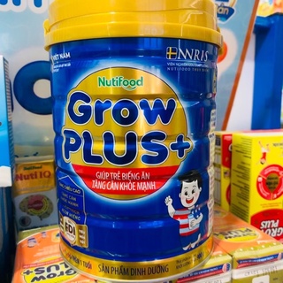 Sữa Bột Nutifood GrowPlus + Xanh 900gr-Mẫu mới