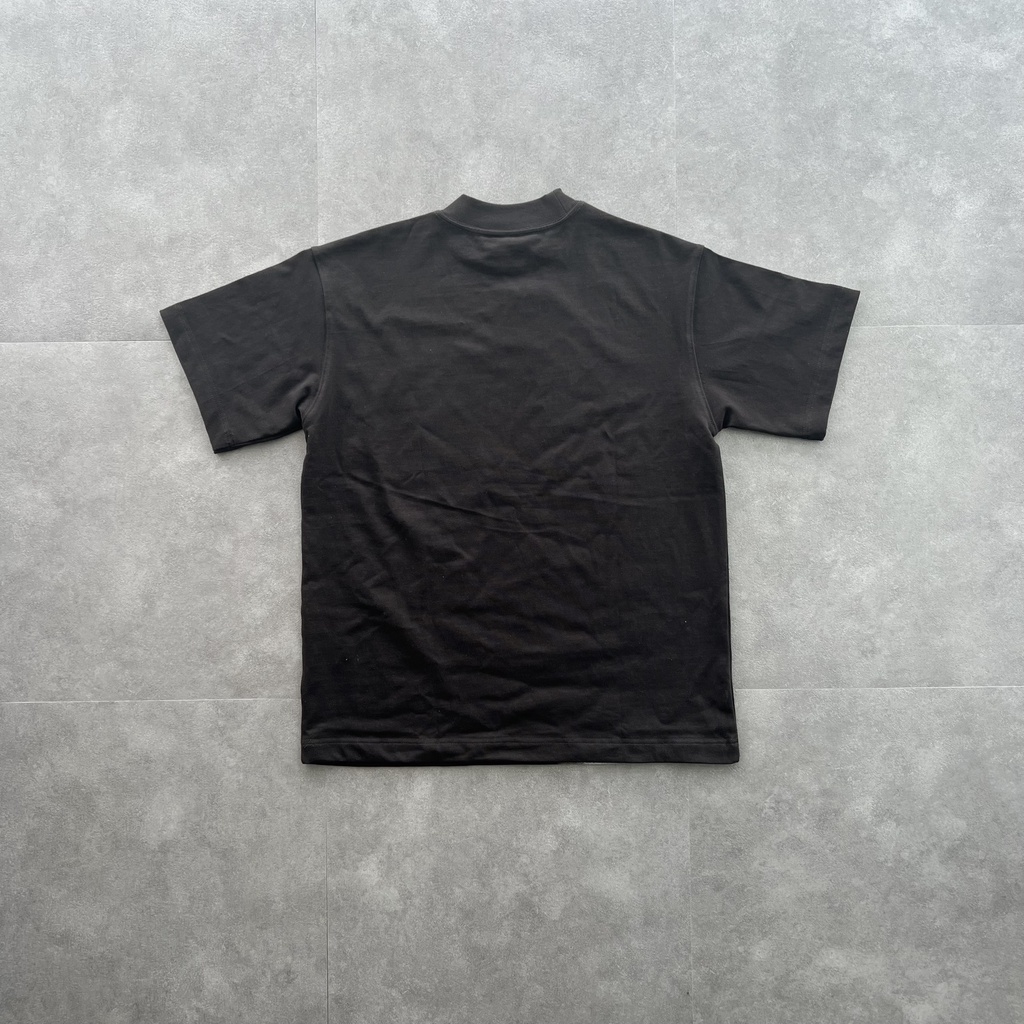 Áo thun NOVA Mock Neck - Đen