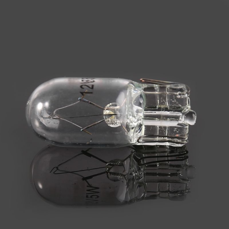 Bóng Đèn Pha Halogen T10 W5W 5W Ánh Sáng Trắng Cho Xe Hơi